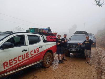 Rescue bantuan untuk bencana banjir bandang bogor barat