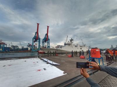 Pencarian korban sriwijaya jatuh team drone & rescue transportasi