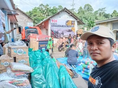 Bencana Erupsi Semeru lumajang kami pun ikut suport satu bulan full