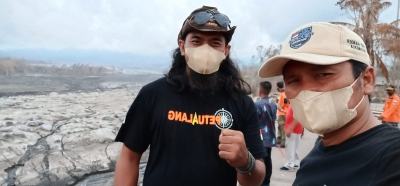 Bencana Erupsi Semeru lumajang kami pun ikut suport satu bulan full