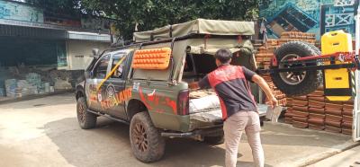Bencana Erupsi Semeru lumajang kami pun ikut suport satu bulan full
