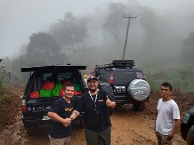 Supply logistic banjir bandang Cigudeg, Bogor
