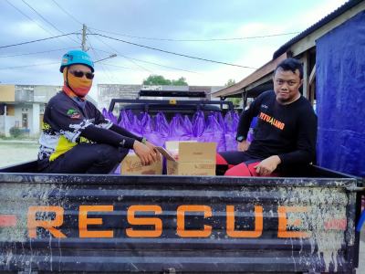 Rescue dan drop logistic pasca gempa Palu