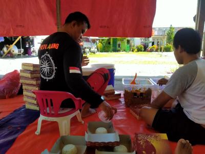 Rescue dan drop logistic pasca gempa Palu
